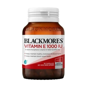 (PRE ORDER) Blackmores Vitamin E 1000IU 30 Capsules shelf life 2yrs